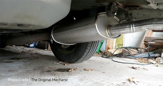 how to install a new muffler without welding